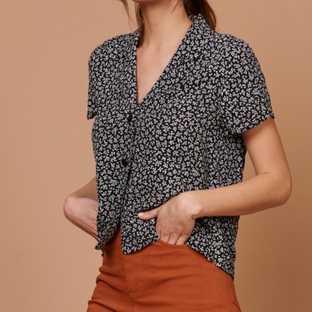 Whimsy & Row Floral Top